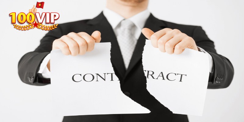 100VIP có quyền chấm dứt tài khoản nếu người chơi vi phạm